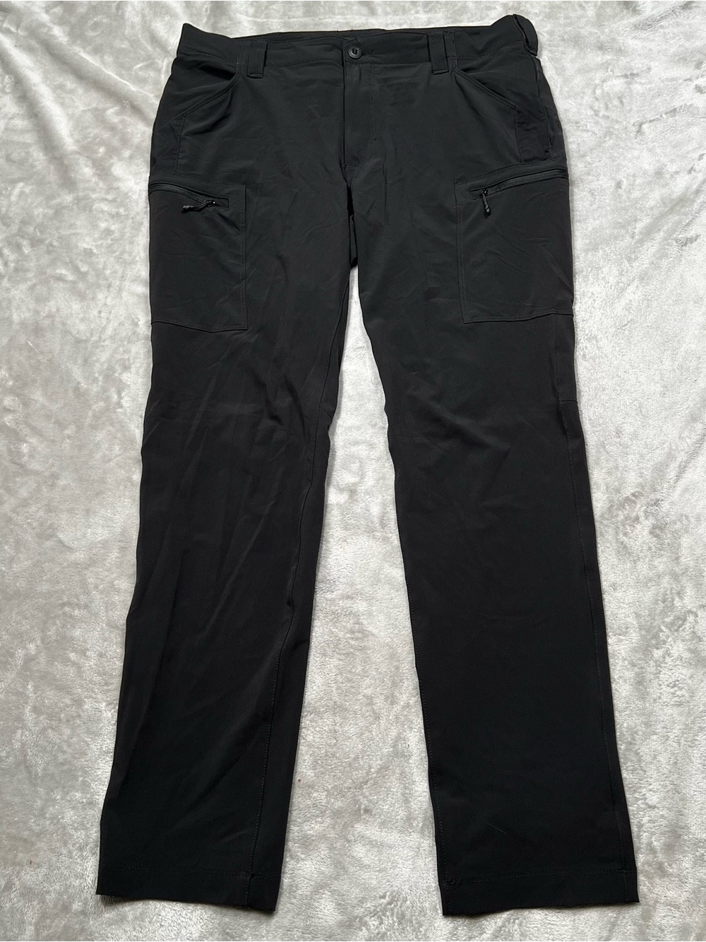 5.11 Tactical Trail Cargo Pants Mens 38x33 Black Stretch Outdoors Hiking 74556